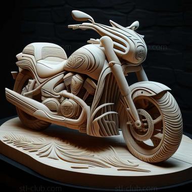 3D модель Suzuki Intruder C800 (STL)